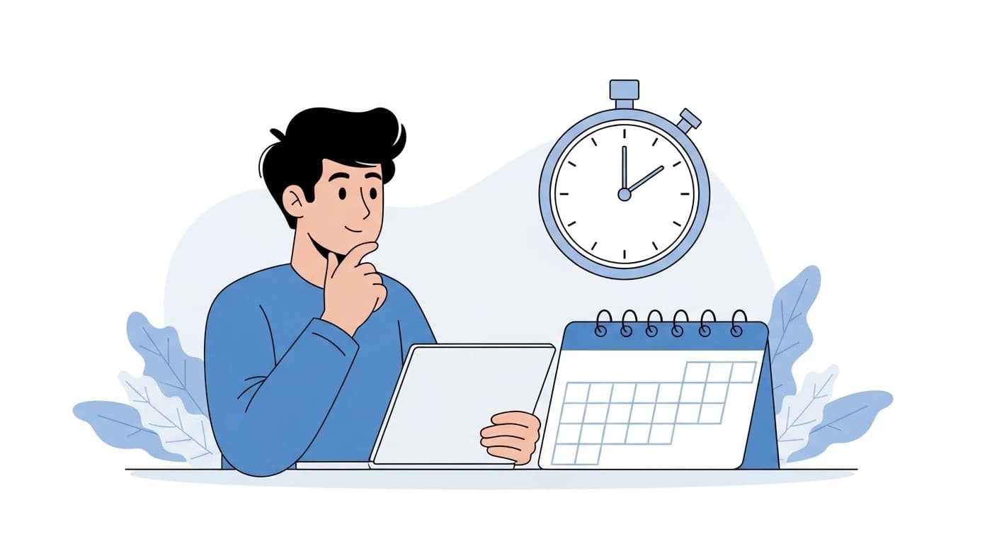 タスクを計画するときに時間を見積もる